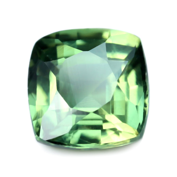 0.86ct Certified Natural Green Sapphire