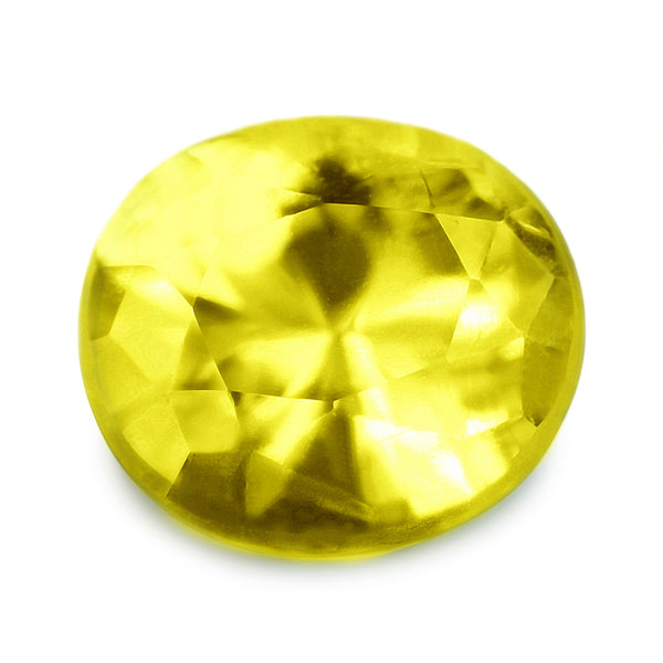 0.61ct Certified Natural Yellow Sapphire