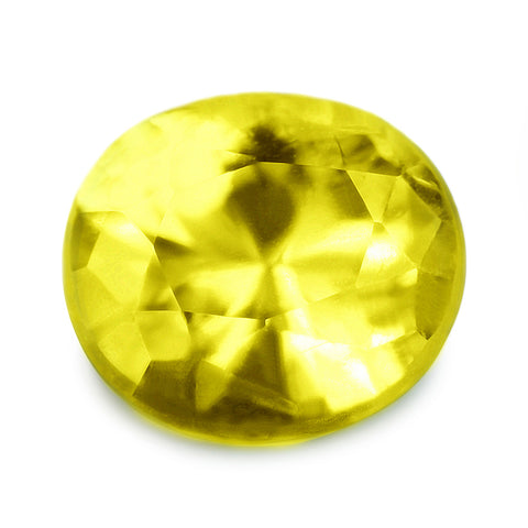 0.61ct Certified Natural Yellow Sapphire