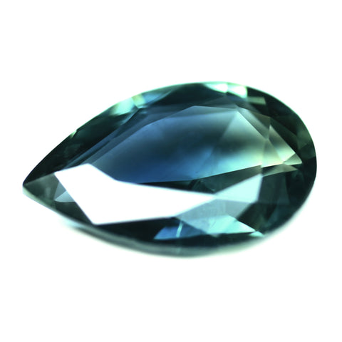 0.85ct Certified Natural Teal Sapphire