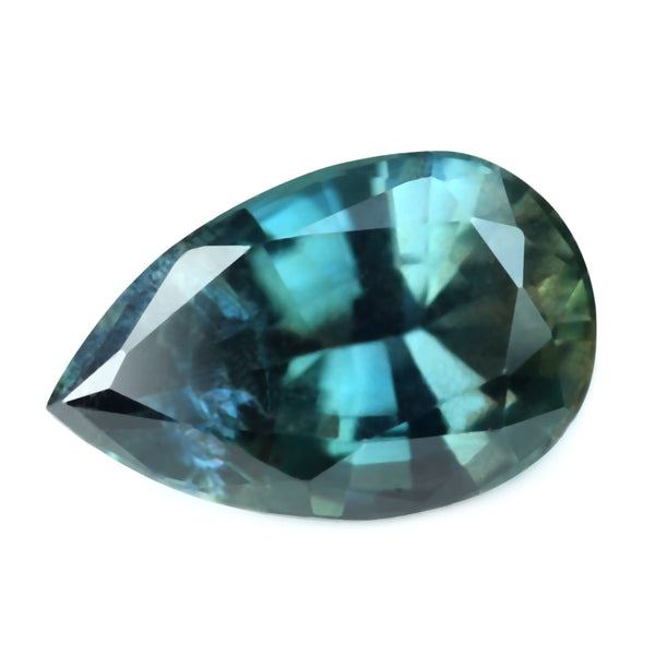 0.90ct Certified Natural Teal Sapphire