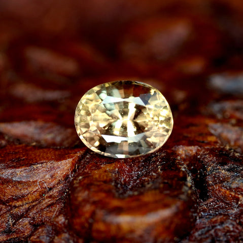 0.57ct Certified Natural Peach Sapphire