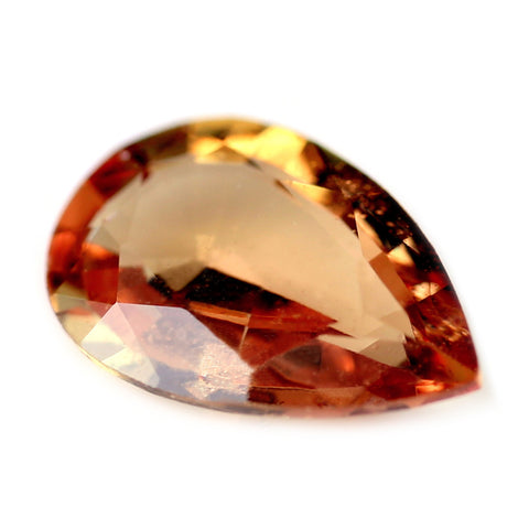 0.49ct Certified Natural Orange Sapphire