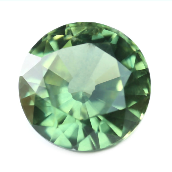 0.80ct Certified Natural Green Sapphire