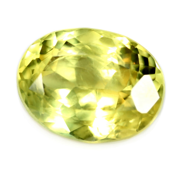 1.71ct Certified Natural Yellow Sapphire