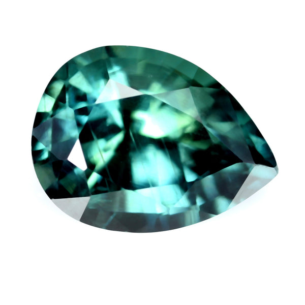 1.13ct Certified Natural Teal Sapphire
