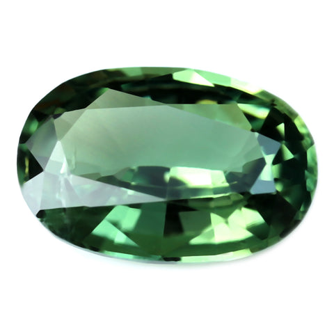 0.61ct Certified Natural Green Sapphire