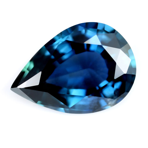0.91ct Certified Natural Blue Sapphire