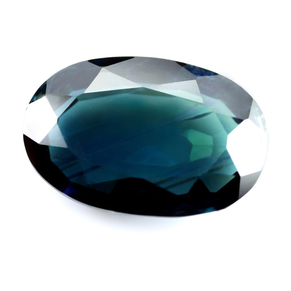 4.65ct Certified Natural Teal Sapphire