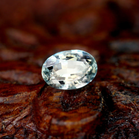 0.51ct Certified Natural White Sapphire