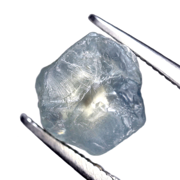 3.96ct Certified Natural White Sapphire