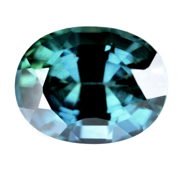 1.54ct Certified Natural Teal Sapphire