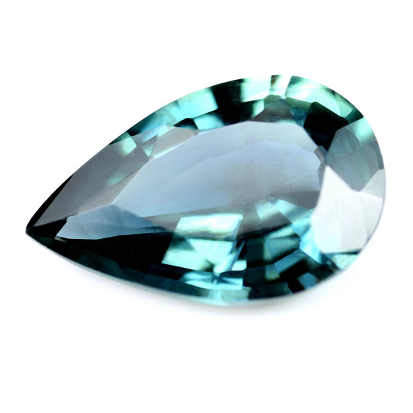 1.73ct Certified Natural Teal Sapphire