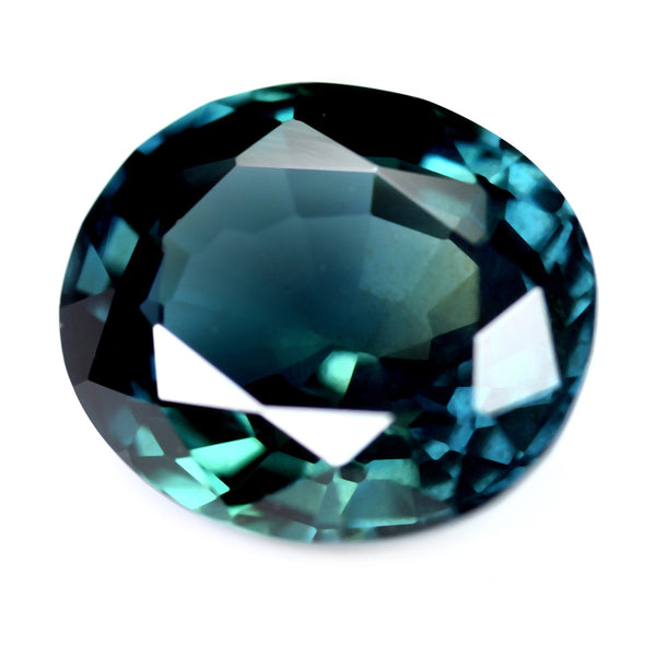 1.81ct Certified Natural Teal Sapphire