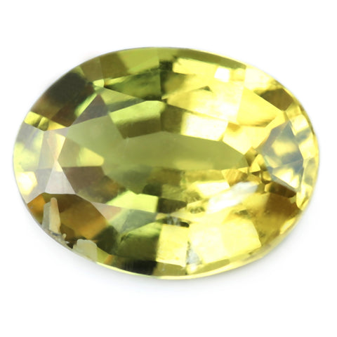 0.77ct Certified Natural Yellow Sapphire