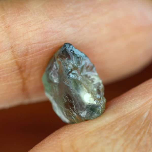 3.23ct Certified Natural Green Sapphire