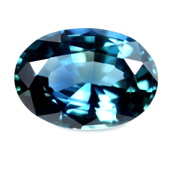1.10ct Certified Natural Teal Sapphire