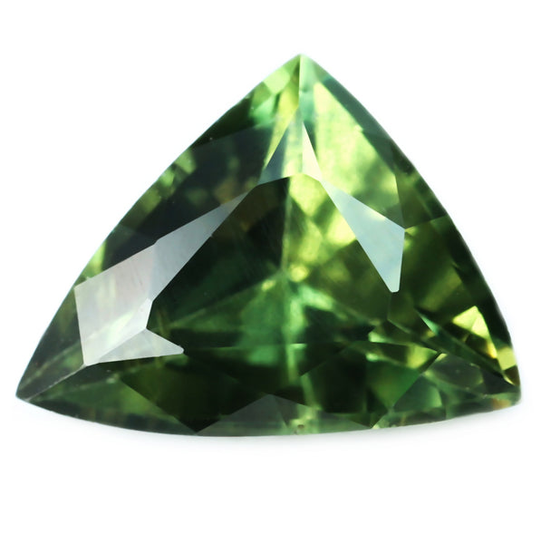 0.65ct Certified Natural Green Sapphire