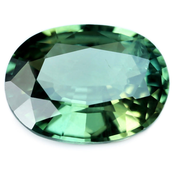 0.68ct Certified Natural Green Sapphire