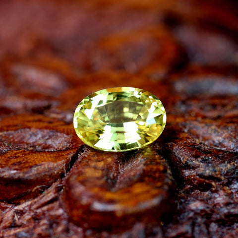 0.48ct Certified Natural Yellow Sapphire
