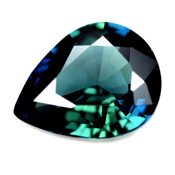2.05ct Certified Natural Teal Sapphire