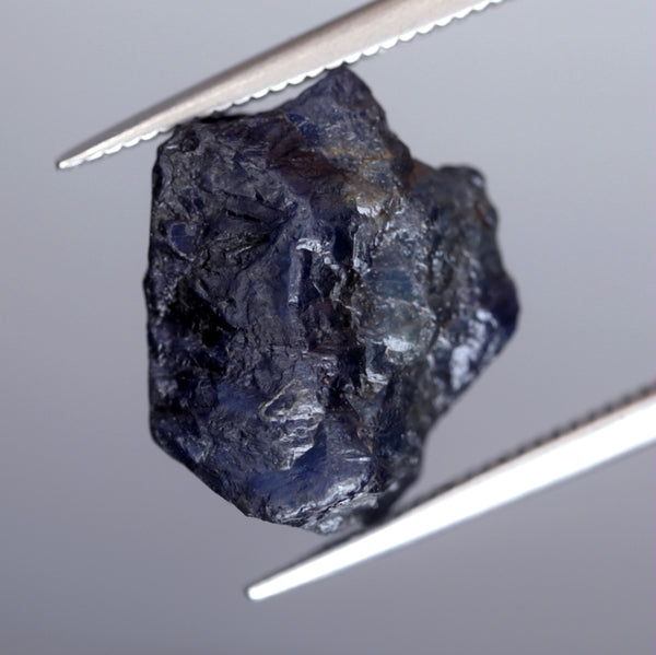 画材 Sapphire Genuine Fine 7.27 Carat Cushion Cut Purple Sapphire for Custom Work