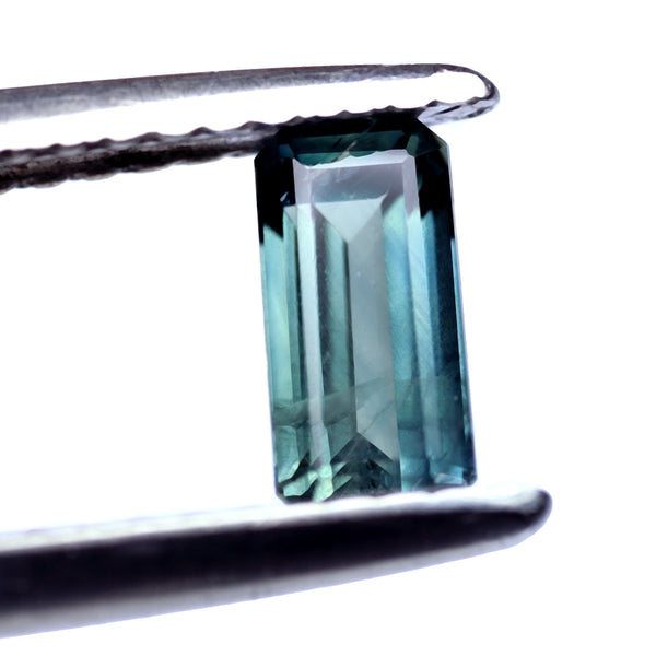 0.70ct Certified Natural Teal Sapphire