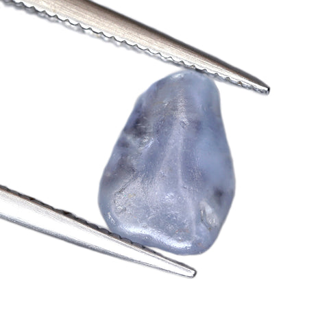 2.19ct Certified Natural Steel Blue Sapphire