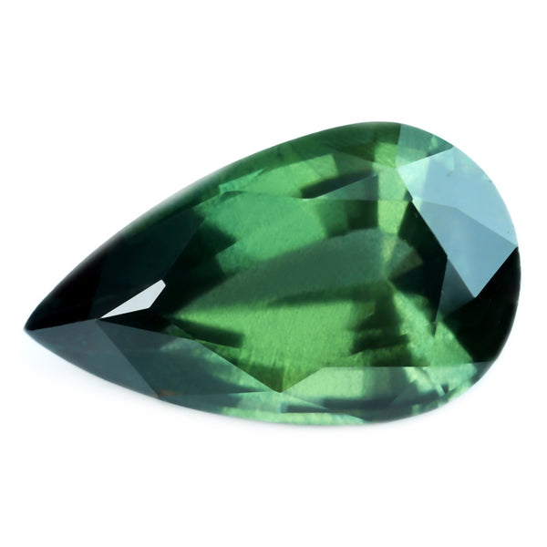 1.11ct Certified Natural Green Sapphire