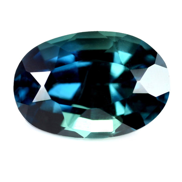 1.31ct Certified Natural Teal Sapphire