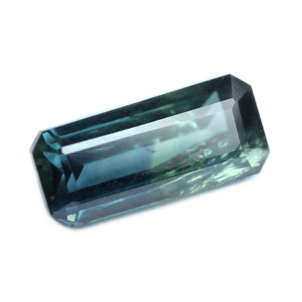 0.74ct Certified Natural Teal Sapphire