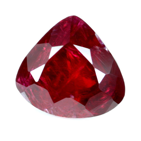 0.70ct Certified Natural Red Ruby