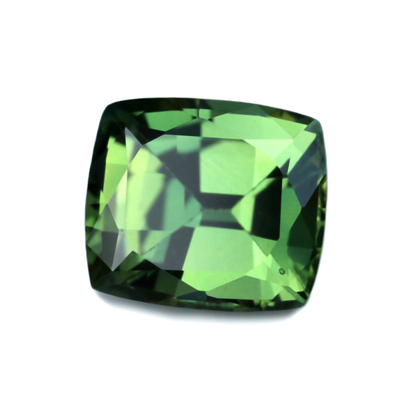 0.74ct Certified Natural Green Sapphire