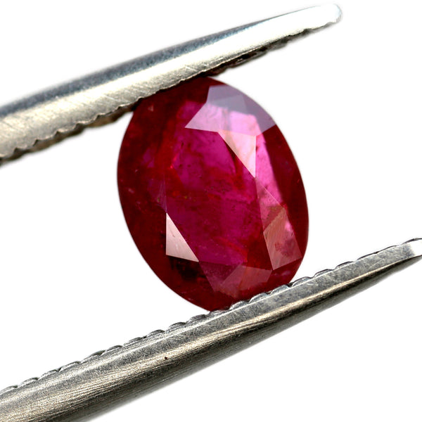 0.60ct Certified Natural Red Color Ruby