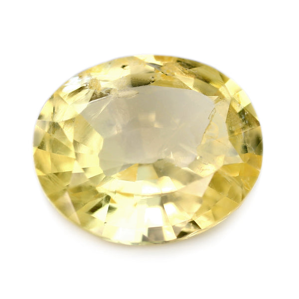 1.42ct Certified Natural Yellow Sapphire