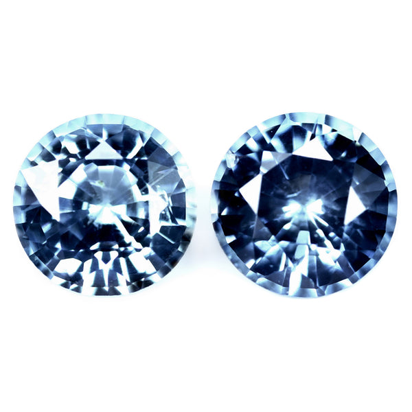 0.95ct Certified Natural Blue Sapphire Pair
