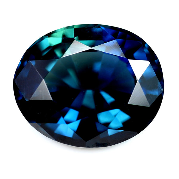1.20ct Certified Natural Teal Sapphire