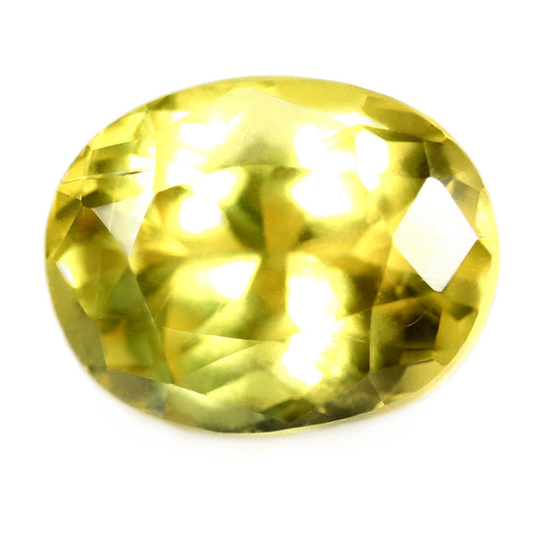 1.31ct Certified Natural Yellow Sapphire