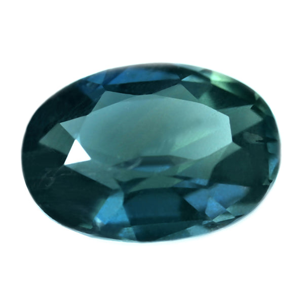 0.65ct Certified Natural Teal Sapphire