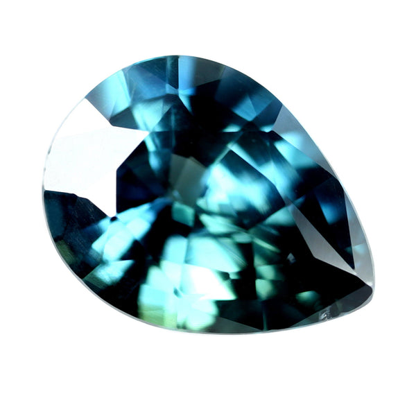 1.15ct Certified Natural Teal Sapphire