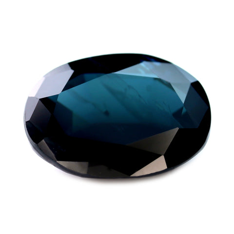 1.59ct Certified Natural Teal Sapphire