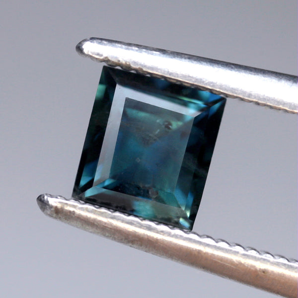 0.61ct Certified Natural Teal Sapphire