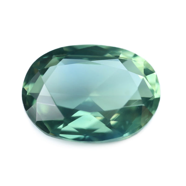 0.79ct Certified Natural Teal Sapphire