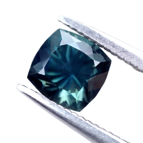 1.26ct Certified Natural Teal Sapphire
