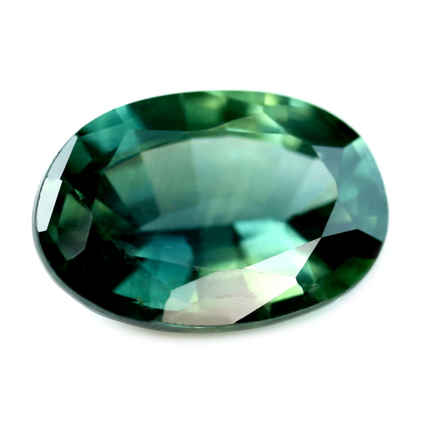 0.98ct Certified Natural Teal Sapphire