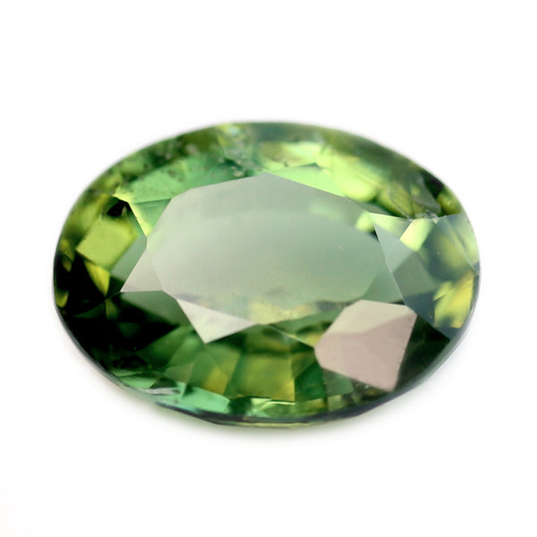 1.00ct Certified Natural Green Sapphire