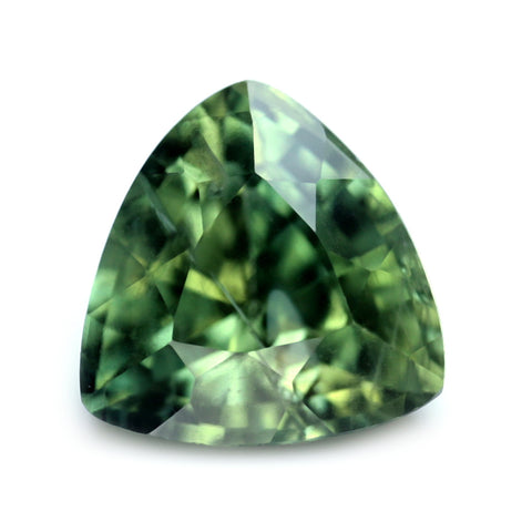 0.66ct Certified Natural Green Sapphire