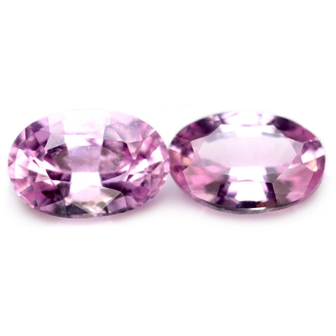 0.51ct Certified Natural Pink Sapphire Matching Pair