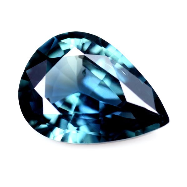 0.56ct Certified Natural Teal Sapphire