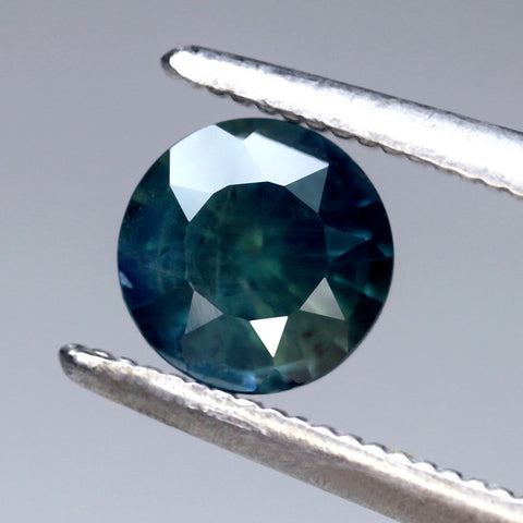0.72ct Certified Natural Teal Sapphire